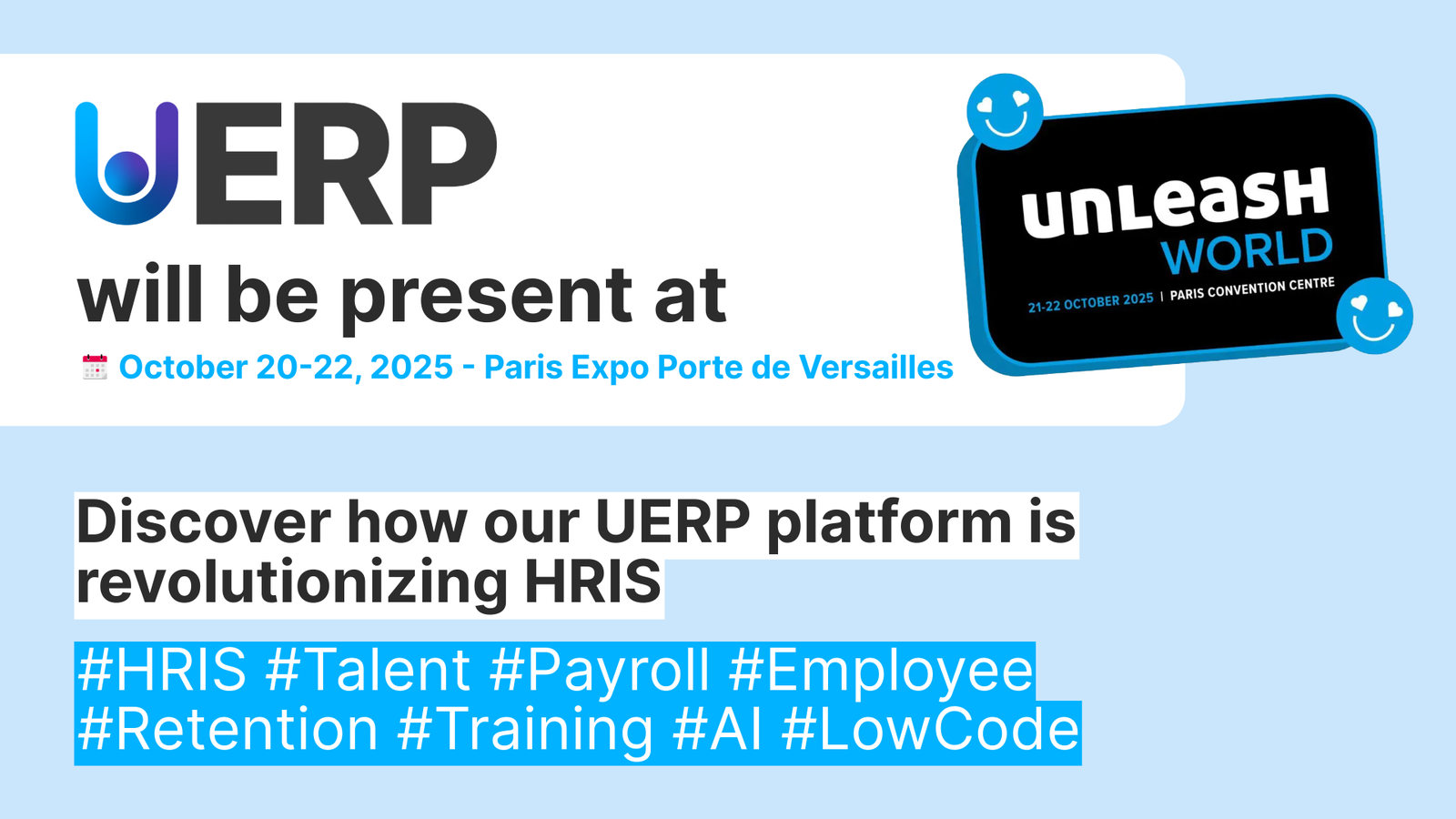 UERP will be present at Unleash World 2025